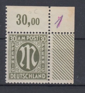 V. AM Post 29a Cz ON Corner checked Hettler ** - Picture 1 of 2