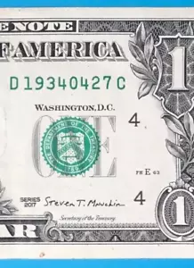 1934 April 27 : D 19340427 C BIRTHDAY Note $1 One Dollar Bill - Picture 1 of 3