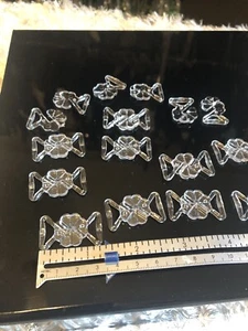 LOT 10 Sets BIKINI CLIPS Bra HOOK SNAP PLASTIC CLASPS STRAP FASTENER Breakaways - Picture 1 of 8