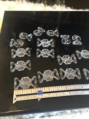 LOTE 10 Conjuntos CLIPS BIKINI SUJETADOR GANCHO BROCHES DE PLÁSTICO CIERRE DE CORREA Breakaways Foto 1 de 4