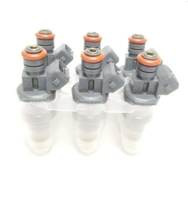Six OEM Ford XL5Z9F593BA FLEX Fuel Injector 3.0L Flex 99-00 Ranger Mazda B3000  - Image 1 of 4