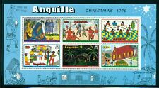 Anguilla Scott #330a MNH S/S Christmas 1978 Children's ART $$
