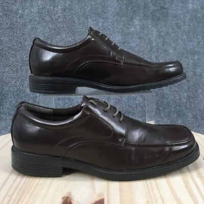 Zapatos Dexter Para Hombre 11 Resistentes al Aceite y al Deslizamiento Oxford Marrón Imitación Cuero Con Cordones Foto 1 de 4