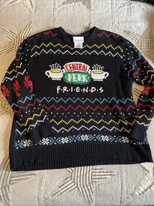 FRIENDS TV SHOW Central Perk Coffee Shop Damen großer Weihnachtspullover - Bild 1 von 4