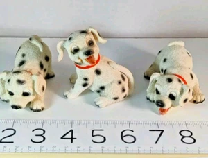 Figura de perro cachorro dálmata vintage mediados de siglo conjunto 3 decoración del hogar marca de arte Japón - Imagen 1 de 7