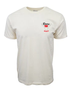 COORS BANQUET BLACK BULL T SHIRT NATURAL - Picture 1 of 3