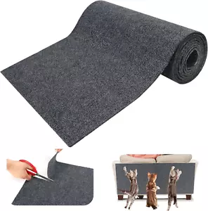 98”X15.4''Cat Scratching Mat,Self-Adhesive Cat Scratcher Carpet,Cat Tree Shelves - Picture 1 of 12