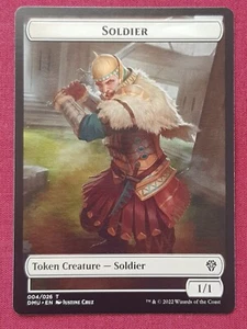 Magic The Gathering DOMINARIA UNITED SOLDIER token card MTG - Picture 1 of 2