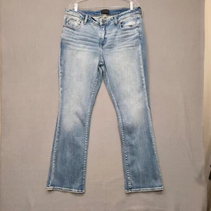 Buckle Black No 53 Mens Denim Blue Jeans Tailored Bootcut Size 36x32 - Picture 1 of 11