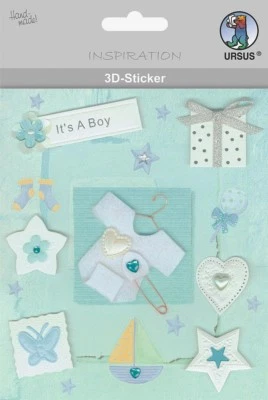 URSUS 3D-Sticker Motiv 56 - GEBURT - Bild 1 von 2