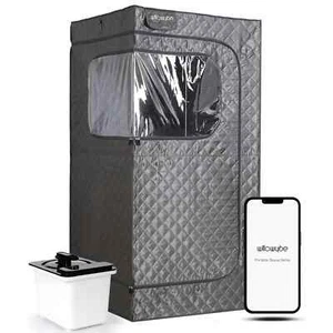 Portable Steam Sauna with Bluetooth Control, 4L KingPower Steamer, Body Tent - Picture 1 of 8
