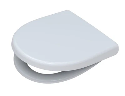 Toilettendeckel WC Sitz Deckel FÜR Geberit ICon 4U | weiß | Befestigung von oben - Bild 1 von 4