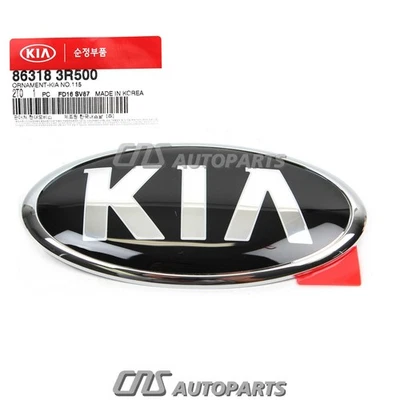 Front Bumper Emblem for 2011-2022 Kia K5 Cadenza Forte Optima 863183R500 OEM NEW - Image 1 of 3