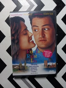 BRAND NEW SEALED Fools Rush In Promotional DVD Promo Matthew Perry SALMA HAYEK - Imagen 1 de 2
