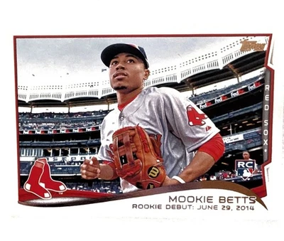 2014 Topps Chrome Update Mookie Betts Rookie #MB-46 Rookie  - Image 1 of 2