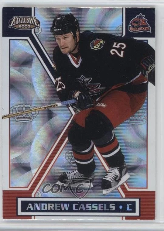 2002-03 Pacific Exclusive Andrew Cassels #49 - Image 1 of 2