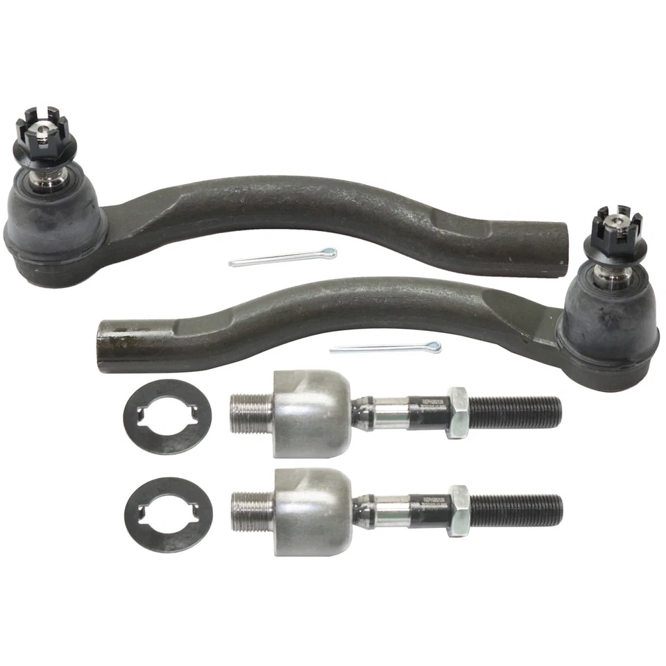 Front Inner and Outer Tie Rod End Set For 2004-2008 Acuta TL Base Type-S Models - Image 1 of 4