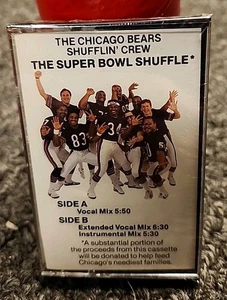 Vintage 1985 Chicago Bears Super Bowl Shuffle Cassette Tape SEALED - Picture 1 of 3