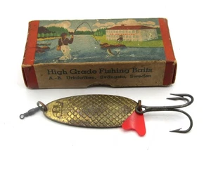 VINTAGE ABU GARCIA KOSTA "ABU" SPOON - MADE SWEDEN - IOB - Picture 1 of 5