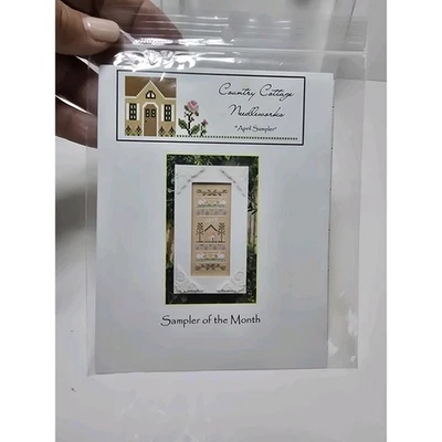 Sampler of the Month April by Country Cottage Needleworks cross stitch pattern - Image 1 of 2