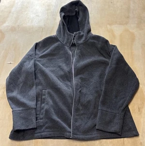 Felpa con cappuccio e zip Calvin Klein Performance taglia 2XL grigio antracite - Foto 1 di 12