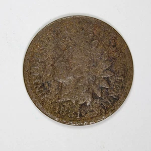 1881 Indian Head Penny/Cent AG - About Good - Picture 1 of 2