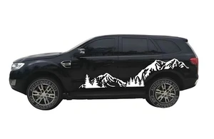 Graphic Snow Mountain Forest Sticker For Ford Everest Car Side Door Vinyl Decals - Foto 1 di 7