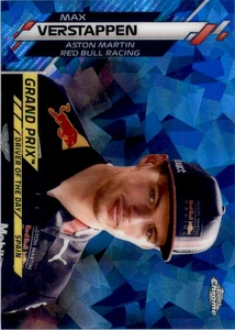 2020 Topps Chrome Sapphire Formula 1 #158 Max Verstappen Driver of the Day - Picture 1 of 2