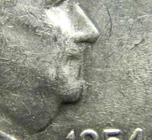 1954(P) FRANKLIN "BUGS BUNNY" FS-401 VARIETY HALF DOLLAR, GRADE IS AU - Picture 1 of 3