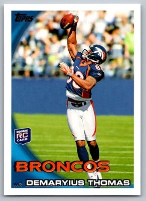 2010 Topps Demaryius Thomas Denver Broncos #275 - Image 1 of 2