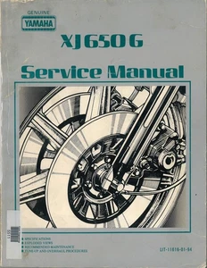 Yamaha Service Manual - XJ650G - 1980 (2nd ed. 1981) - Picture 1 of 6