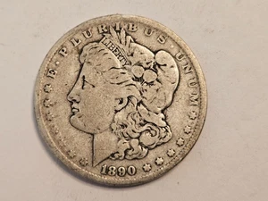 1890 O Morgan Dollar Silver $1 Coin American Eagle Reverse VERY NICE - Picture 1 of 5