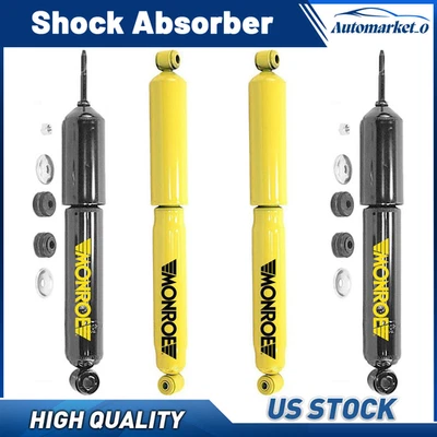 Amortecedores dianteiros traseiros Monroe compatíveis com 1980 1981 1982 1983 1984 Ford F-150 4.9L - Imagem 1 de 4