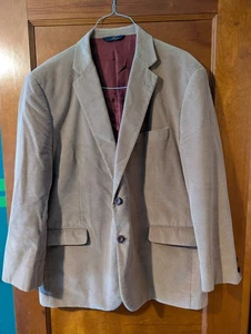 Brooks Brothers 346 Blazer Sport Mantel Cord Herren Gr. 46 R hellbraun camel - Bild 1 von 7
