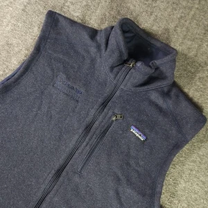Patagonia Vest Mens Large Blue Better Sweater Fleece Full Zip Outdoor Ram Trucks - Picture 1 of 8