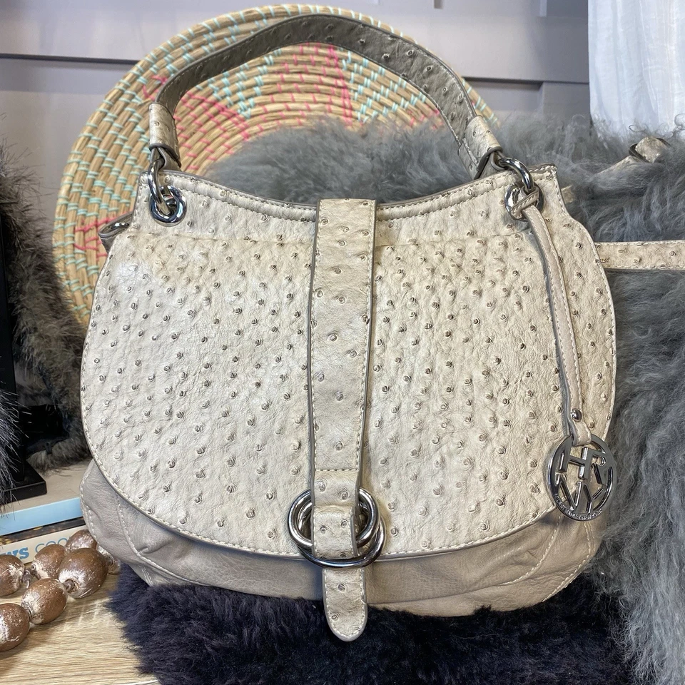 Hilary Radley New York Cream Designer Women's Bag Manmade Leather Crossbody - Image 1 of 4