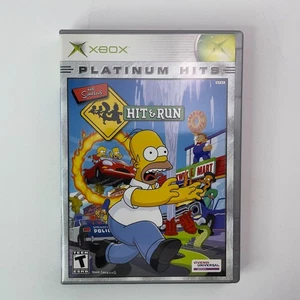 Los Simpson: Hit & Run - ¡Funda Xbox Platinum con manual! CIB (Completo en Caja) - Imagen 1 de 5