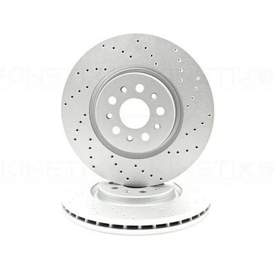 Pour Maserati Levante 3.0 D Disques De Frein Avant Performants Perforés 345mm - Photo 1/4