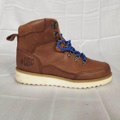 Botas de motocicleta Harley-Davidson Salter 9.5 marrón para hombre D93647 usadas en excelente estado Foto 1 de 4