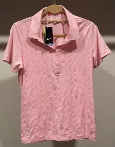 Nike Poloshirt Damen Golf Rosa Gr. L Neu mit Etikett - Bild 1 von 3
