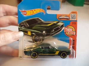 new sealed '68 SHELBY GT500 then and now HOT WHEELS toy car DARK GREEN 5/10 - Picture 1 of 3