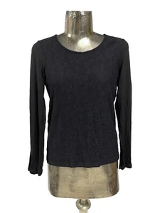 Signature T-Shirt Größe Medium 12-14 schwarz Blumen Strick Damen Top NEU EU42 UVP 49€ - Bild 1 von 12