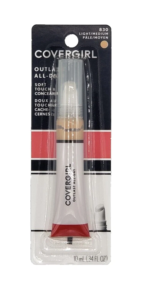 NEW CoverGirl Outlast All-Day Soft Touch Concealer- 830 LIGHT/MEDIUM - Image 1 of 1