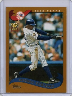 Alfonso Soriano 2002 Topps Baseball no. 95 All-Star Rookie Yankees - Image 1 of 2