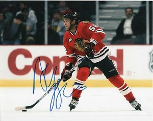 DUSTIN BYFUGLIEN SIGNED CHICAGO BLACKHAWKS 8X10 - Picture 1 of 1
