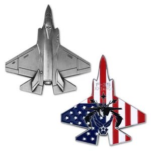 Moneta sfida aeronautica USAF F-35 Lightning II moderna guerra aereo regalo - Foto 1 di 7