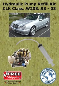 98-03 Mercedes Hydraulic Pump Refill Kit CLK Convertible W208 - Picture 1 of 2