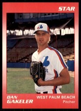 1990 Star West Palm Beach Expos Dan Gakeler West Palm Beach Expos #9