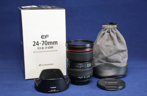 Canon EF 24-70mm F/2.8l II USM Professional Standard Zoom Lens with Bundle