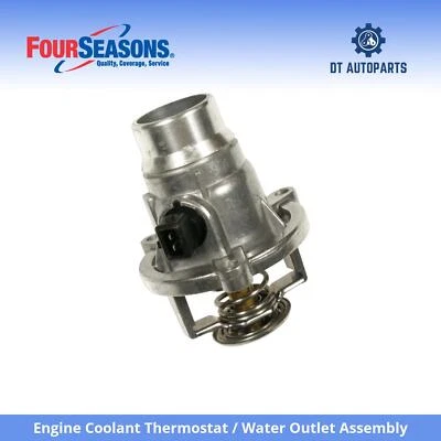 2015-16 BMW M235i xDrive Engine Coolant Thermostat / Water Outlet Assy 4 Seasons - Image 1 of 4
